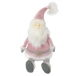 Mon Ami Santa Shelf Sitter - Dusty Rose, Mon Ami, All Things Holiday, cf-type-stuffed-animals, cf-vendor-mon-ami, Christmas, Mon Ami, Mon Ami Christmas, Mon Ami Designs, Mon Ami Santa, Mon Am