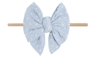Baby Bling Dusty Blue Dot / Blush Shabby DEB Skinny Headband, Baby Bling, Baby Baby Bling Headbands, Baby Bling, Baby Bling Deb, Baby Bling DEB Bow, Baby Bling DEB Dot, Baby Bling Dusty Blue 