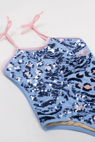 Flip sequin bathing sales suit