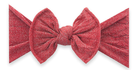 Baby Bling Shimmer Knot '19 Headband - Red, Baby Bling, Baby Bling, Baby Bling Bows, Baby Bling Fall 2019 Release, Baby Bling Headband, Baby Bling Headbands, Baby Bling Holiday 2019 Release, 