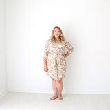Posh Peanut Sienna Floral Mommy Robe, Posh Peanut, Maternity Robe, Mommy Robe, Nursing Robe, Posh Peanut, Posh PEanut Mommy Robe, Posh Peanut Robe, Posh Peanut Sienna Floral, Posh Peanut Sien