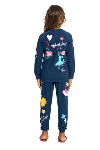 Chaser + Disney Alice in Wonderland Mash Up Pullover, Chaser, Alice in Wonderland, cf-size-14, cf-type-pullover, cf-vendor-chaser, Chaser, Chaser + Disney Alice in Wonderland, Chaser + Disney