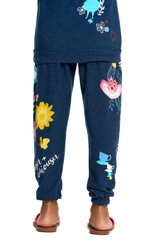 Chaser + Disney Alice in Wonderland Mash Up Cozy Knit Pants, Chaser, Aline in Wonderland, cf-size-10, cf-type-pants, cf-vendor-chaser, Chaser, Chaser + Disney Alice in Wonderland Mash Up Cozy