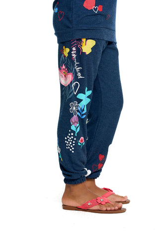 Chaser + Disney Alice in Wonderland Mash Up Cozy Knit Pants, Chaser, Aline in Wonderland, cf-size-10, cf-type-pants, cf-vendor-chaser, Chaser, Chaser + Disney Alice in Wonderland Mash Up Cozy