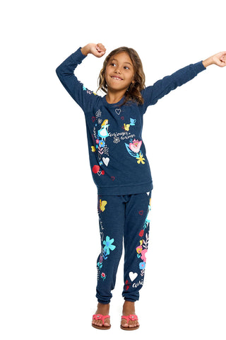 Chaser + Disney Alice in Wonderland Mash Up Cozy Knit Pants, Chaser, Aline in Wonderland, cf-size-10, cf-type-pants, cf-vendor-chaser, Chaser, Chaser + Disney Alice in Wonderland Mash Up Cozy