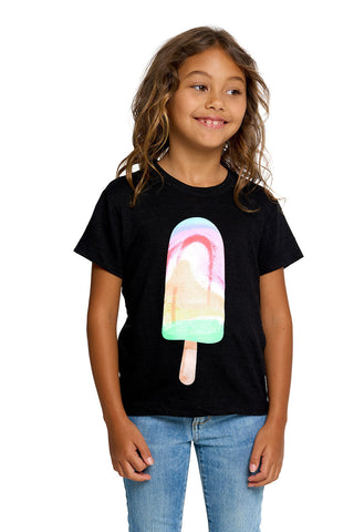 Chaser Rainbow Popsicle S/S Black Tee, Chaser, Chaser, Chaser Kids, Chaser rainbow popsicle, Chaser Rainbow Popsicle S/S Black Tee, Chaser S/S Tee, Chaser Short Sleeve Tee, JAN23, Rainbow Pop
