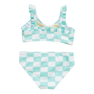 Pink Chicken Girls Claire Bikini - Mint Check, Pink Chicken, Bikini, cf-size-12y, cf-size-6y, cf-type-swimsuit, cf-vendor-pink-chicken, Mint Check, One Piece Swimsuit, Pink Chicken, Pink Chic