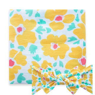 Baby Bling Abstract Poppy Swaddle & Headband Set, Baby Bling, Baby Baby Bling Headbands, Baby Bling, Baby Bling Abstract Poppy, Baby Bling Abstract Poppy Swaddle & Headband Set, Baby Bling Bo