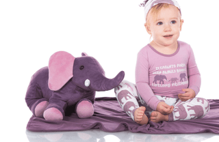 KicKee Pants Plush Elephant - 2 Sizes, KicKee Pants, CM22, KicKee Pants Elderberry Mama Plush Elephant, KicKee Pants Plush, KicKee Pants Plush Elephant, KicKee Pants Stuffed Animal, KicKee Pa