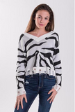 Tweenstyle by Stoopher Distressed Zebra Sweater, Tweenstyle, cf-size-12, cf-size-14, cf-size-8, cf-type-sweater, cf-vendor-tweenstyle, CM22, Distressed Tie Dye Pullover, Sparkle by Stoopher, 