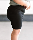 Little Bipsy Ribbed Biker Short - Black, Little Bipsy Collection, cf-size-5t-6t, cf-size-6-12-months, cf-type-shorts, cf-vendor-little-bipsy-collection, CM22, Gender Neutral, JAN23, LBSS22, L