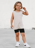 Little Bipsy Ribbed Biker Short - Black, Little Bipsy Collection, cf-size-5t-6t, cf-size-6-12-months, cf-type-shorts, cf-vendor-little-bipsy-collection, CM22, Gender Neutral, JAN23, LBSS22, L
