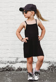 Little Bipsy Ribbed Tank Dress - Black, Little Bipsy Collection, cf-size-4t-5t, cf-type-dress, cf-vendor-little-bipsy-collection, CM22, JAN23, LBSS22, Little Bipsy, Little Bipsy Black, Little