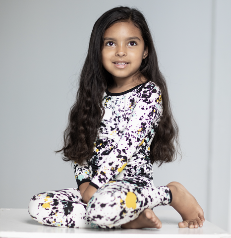 Peregrine Kidswear Splatter Paint Toddler 2pc Pajama Set, Peregrine Kidswear, Bamboo Pajamas, cf-size-4t, cf-size-5y, cf-size-6y, cf-type-pajama-set, cf-vendor-peregrine-kidswear, CM22, Pajam