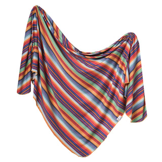 Copper Pearl Serape Swaddle Blanket, Copper Pearl, Copper Pearl, Copper Pearl Swaddling Blanket, Knit Swaddle Blanket, Serape, Swaddling Blanket, Swaddling Blanket - Basically Bows & Bowties