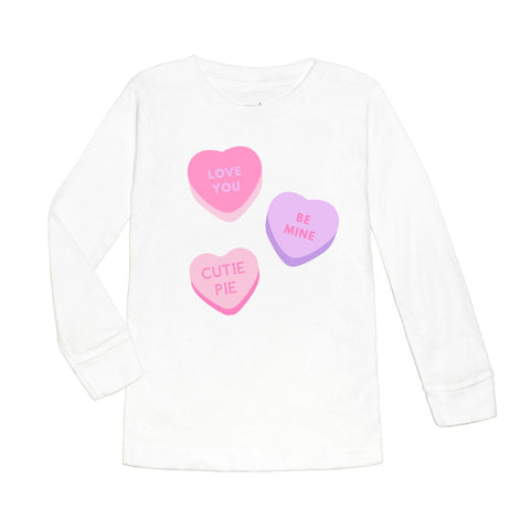 Sweet Wink Be Mine L/S White Tee, Sweet Wink, Be Mine, cf-size-12-18-months, cf-size-2t, cf-type-tee, cf-vendor-sweet-wink, JAN23, Sweet Wink, Sweet Wink Valentines Day, Valentine's Day Tee, 