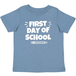 First Day of School Indigo S/S Tee, Sweet Wink, 1st Day of School, Back to School, Boy Back to School, cf-size-4t, cf-type-tee, cf-vendor-sweet-wink, CM22, First Day of School, First Day of S