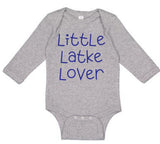 Little Latke Lover L/S Bodysuit, Sweet Wink, Boys Hanukkah, cf-size-6-12-months, cf-type-onesie, cf-vendor-sweet-wink, Chanukah, First Hanukkah, Hanukkah, Hanukkah Boy, Hanukkah Onesie, JAN23