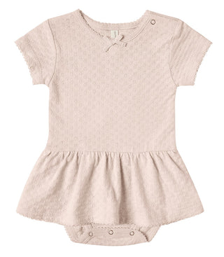 Quincy Mae Petal Pointelle Skirted Onesie, Quincy Mae, Dress, Els PW 5060, Onesie Dress, Quincy Mae, Quincy Mae Dress, Quincy Mae Onesie, Quincy Mae Petal, Quincy Mae Petal Pointelle Skirted 