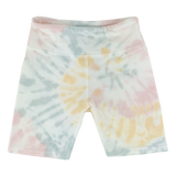 Tiny Whales Smoothie Tie Dye Girls Bike Shorts, Tiny Whales, Bike Shorts, Biker Short, cf-size-6y, cf-size-7y, cf-size-8y, cf-type-shorts, cf-vendor-tiny-whales, CM22, Made in the USA, Shorts