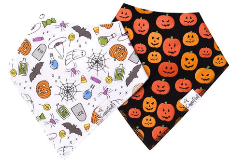 Copper Pearl Spook Bandana Bib Set, Copper Pearl, Bib Set, Bibs, Copper Pearl, Copper Pearl Baby Bibs, Copper Pearl Bandanna Bibs, Copper Pearl Bib Set, Copper Pearl Bibs, Copper Pearl Spook 