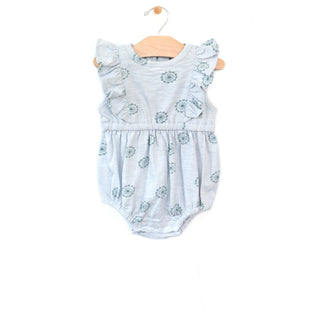 City Mouse Whisper Blue Sea Spirals Slub Flutter Bubble Romper, City Mouse, cf-size-9-12-months, cf-type-romper, cf-vendor-city-mouse, City Mouse, city mouse baby clothes, City Mouse Bubble R