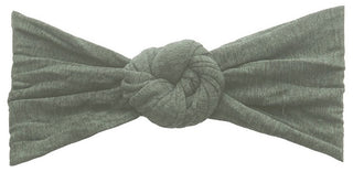 Baby Bling Stonewash Heathered Bun-Forest Green, Baby Bling, Baby Bling, Baby Bling Bows, Baby Bling Bun Headband, Baby Bling Fall 2018 Release, Baby Bling headband, Baby Bling top Knot Headb