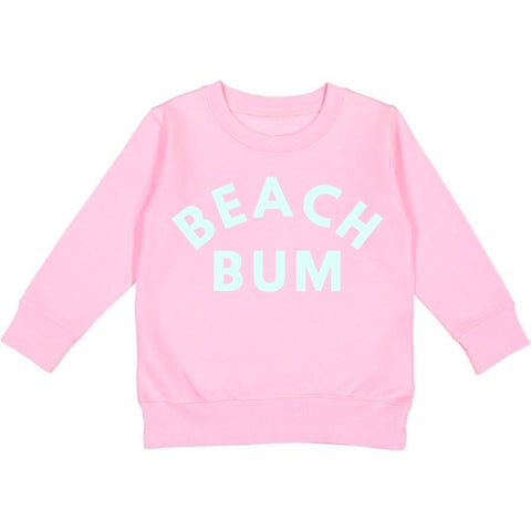 Beach Bum L/S Pink Sweatshirt, Sweet Wink, Beach Bum, Beach Bum L/S Pink Sweatshirt, BeachBum, cf-size-3t, cf-size-4t, cf-size-7-8y, cf-type-tee, cf-vendor-sweet-wink, CM22, JAN23, Sweatshirt