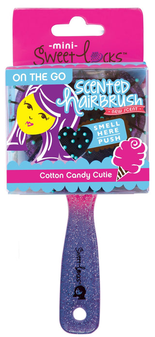 Sweetlocks Cotton Candy Scented Mini Hair Brush, Sweetlocks, Brush, Cyber Monday, Gifts for Girls, Girl Gifts, Hair Brush, Scented, Scented Hair Brush, Sweetlocks, Sweetlocks Cotton Candy Sce