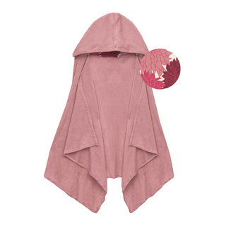 KicKee Pants Solid Strawberry Terry Hooded Towel w/Lined Hood, KicKee Pants, CM22, KicKee, KicKee Pants, KicKee Pants County Fair, KicKee Pants Hooded Towel, KicKee Pants Solid Strawberry, Ki