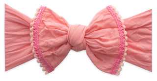 Baby Bling Sorbet Mini Pom Trimmed Knot Headband, Baby Bling, Baby Baby Bling Headbands, Baby Bling, Baby Bling Bows, Baby Bling Mini Pom Trim, Baby Bling Mini Pom Trim Knot Headband, Baby Bl