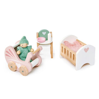 Tender Leaf Toys Dolls House Nursery Set, Tender Leaf Toys, Classic Wooden Toy, Doll House Funriture, Doll Nursey Set, Tender Leaf, Tender Leaf Toy, Tender Leaf Toys, Tender Leaf Toys Dolls H