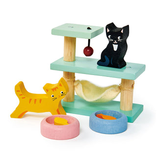 Tender Leaf Toys Pet Cats Set, Tender Leaf Toys, Cat, Classic Wooden Toy, Doll House Funriture, Tender Leaf, Tender LEaf Dog, Tender Leaf Toy, Tender Leaf Toys, Tender Leaf Toys Pet Cats Set,