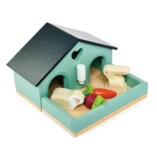 Tender Leaf Toys Pet Rabbit Set, Tender Leaf Toys, Bunny, Classic Wooden Toy, Doll House Funriture, Rabbit, Tender Leaf, Tender LEaf Dog, Tender Leaf Toy, Tender Leaf Toys, Tender Leaf Toys P