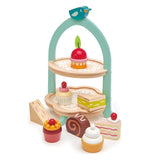 Tender Leaf Toys Mini Chef Birdie Afternoon Tea Stand, Tender Leaf Toys, cf-type-toys, cf-vendor-tender-leaf-toys, Classic Wooden Toy, Play Kitchen, Tea Party, Tea Party Set, Tender Leaf, Ten