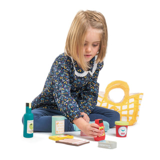 Tender Leaf Toys Grocery Bag Set, Tender Leaf Toys, Classic Wooden Toy, Grocery Bag Set, Play Kitchen, Supermarket Grocery Set, Tender Leaf, Tender Leaf Toy, Tender Leaf Toys, Tender Leaf Toy