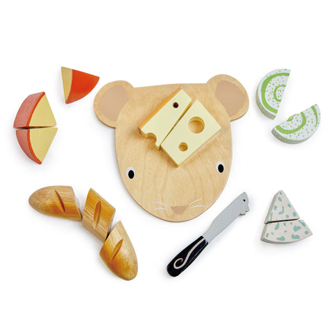 Tender Leaf Toys Cheese Chopping Board, Tender Leaf Toys, cf-type-toys, cf-vendor-tender-leaf-toys, Cheese Chopping Board, Classic Wooden Toy, Play Kitchen, Tender Leaf, Tender Leaf Toy, Tend
