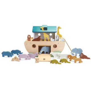 Tender Leaf Toys Noah's Wooden Ark, Tender Leaf Toys, Ark, cf-type-toys, cf-vendor-tender-leaf-toys, Classic Wooden Toy, Noahs Ark, Tender Leaf, Tender Leaf Ark, Tender Leaf Toy, Tender Leaf 
