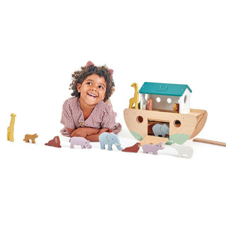 Tender Leaf Toys Noah's Wooden Ark, Tender Leaf Toys, Ark, cf-type-toys, cf-vendor-tender-leaf-toys, Classic Wooden Toy, Noahs Ark, Tender Leaf, Tender Leaf Ark, Tender Leaf Toy, Tender Leaf 