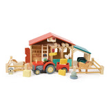 Tender Leaf Toys Farmyard Tractor, Tender Leaf Toys, cf-type-toys, cf-vendor-tender-leaf-toys, Classic Wooden Toy, Tender Leaf, Tender Leaf Toy, Tender Leaf Toys, Tender Leaf Toys Farmyard Tr
