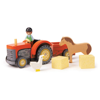 Tender Leaf Toys Farmyard Tractor, Tender Leaf Toys, cf-type-toys, cf-vendor-tender-leaf-toys, Classic Wooden Toy, Tender Leaf, Tender Leaf Toy, Tender Leaf Toys, Tender Leaf Toys Farmyard Tr