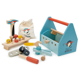 Tender Leaf Toys Tap Tap Tool Box, Tender Leaf Toys, cf-type-toys, cf-vendor-tender-leaf-toys, Classic Wooden Toy, Tender Leaf, Tender Leaf Toy, Tender Leaf Toys, Tenderleaf, Tenderleaf Toys,