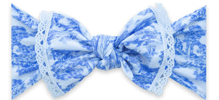 Baby Bling OG Vintage Wallpaper Lace Trimmed Printed Knot Headband, Baby Bling, Baby Baby Bling Headbands, Baby Bling, Baby Bling Bows, Baby bLing headband, Baby Bling Headbands, Baby Bling O