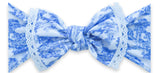 Baby Bling OG Vintage Wallpaper Lace Trimmed Printed Knot Headband, Baby Bling, Baby Baby Bling Headbands, Baby Bling, Baby Bling Bows, Baby bLing headband, Baby Bling Headbands, Baby Bling O