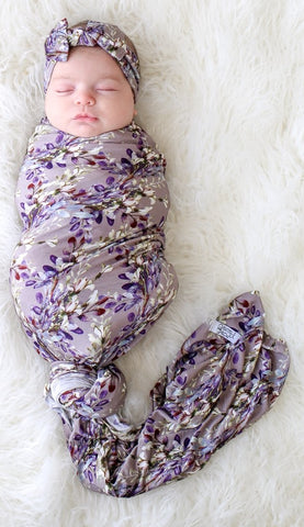 Posh Peanut Trinity Floral Swaddle & Headband Set, Posh Peanut, Posh Peanut, Posh Peanut Swaddle & Headband Set, Posh Peanut Swaddle and Headband Set, Posh Peanut Trinity Floral, Posh Peanut 