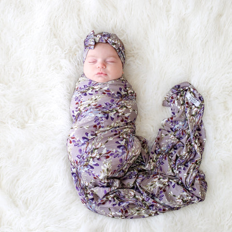 Posh peanut violet swaddle sales