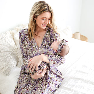 Posh Peanut Trinity Floral Mommy Robe, Posh Peanut, Posh Peanut