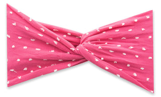 Baby Bling Shabby Hot Pink Dot Twist Headband, Baby Bling, Baby Bling, Baby Bling 5/7 Release, Baby Bling Bows, Baby Bling Headband, Baby bling Hot Pink Shabby Dot, Baby Bling Shabby Hot Pink