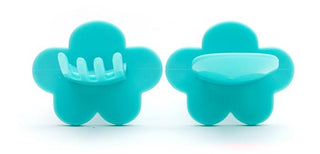Teal My Heart Grabease Fork & Spoon Set, Grabease, Baby Fork and Spoon Set, CM22, Cyber Monday, EB Baby, First Self Feeding Utensil Set of Spoon and Fork for Toddlers, Grab Ease, Grabease, Gr
