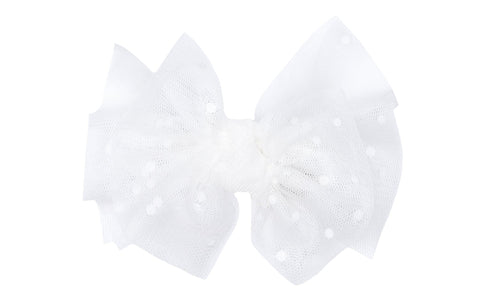 Baby Bling White Tulle FAB Clip, Baby Bling, Baby bling, Baby Bling FAB, Baby Bling FAB Clip, Baby Bling FAB-BOW-LOUS, Baby Bling Special Occasion Collection, Baby bling Spring 2021, Baby Bli